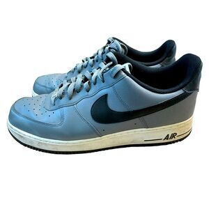 NIKE Air Force I Low Gray Black Men’s 13 High End Basketball Shoes MINTY 2017